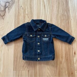 COOGI AUSTRALIA DENIM JEAN  JACKET SIZE 6 TO 9 MONTHS